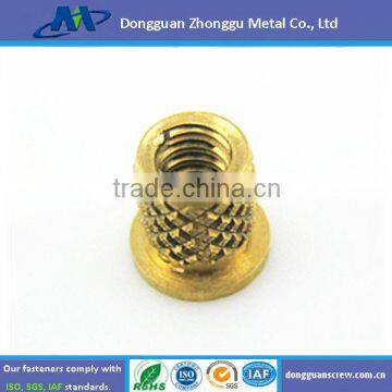 China factory supply high-end quality and low price Flang head press in brass insert