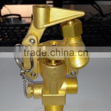 CO2 fire extinguisher valve