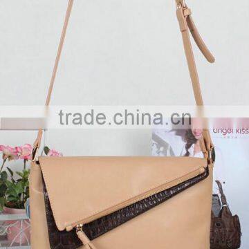 Latest design lady PU leather sling bag shoulder bag