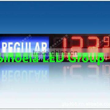 green 12'' 8.889/10 digital numbers gas/oil/petrol station price led display