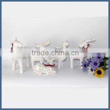Festive & Party Supplies Ceramic Santa Reindeer for Christmas Decorating photo-2