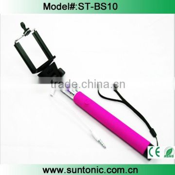 Selfie Stick, Battery Free Selfie Stick Extendable Cable Control (No Battery No Bluetooth) Self-portrait Monopod