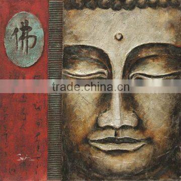 3d Buddha abstract oil painting on canvas