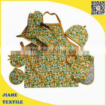 cooking sets apron oven glove pot holder