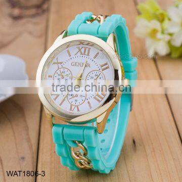 Custom Wrist Watch Silicone Rubber Wristband Watch photo-4