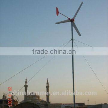 hot sale small-scale wind power generator/windmill/wind turbine 2KW