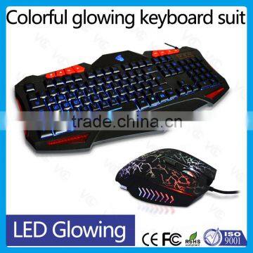 2015 Hot Selling Ergonomic Backlight Mouse Keyboard Gaming Macro Keyboard Quality Choice photo-4