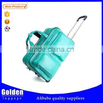 shinning color travel bag good quality trolley bag case