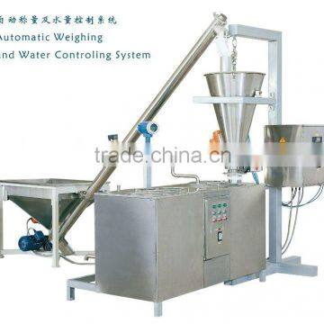 Auto weighing machine and water controlling system