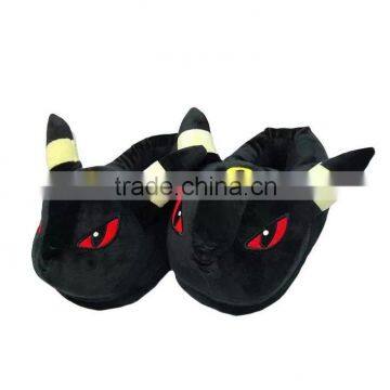 Cheap High Quality Pokemon go Plush Slipper Wholesale Pokemon Pikachu Plush Indoor Bedroom Winter Warm Slippers for Sale photo-4