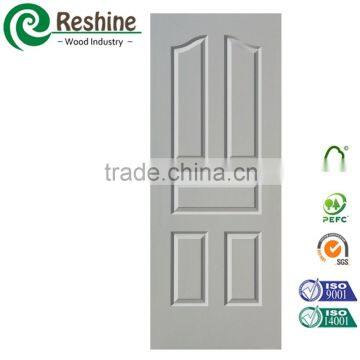 White Primer Molded Mdf Panel Wood Door Price