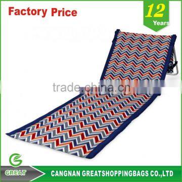 Hot Wholesales Promotion 600D Folding Beach Mat/Beach Chair