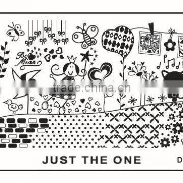 New Design Factory Outlets Dream Girl Series Nail Stamping, Professionals Nail Art Stamping Plates photo-6