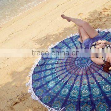 Indian Mandala Beach Roundie Tapestry Mandala Round Roundie Yoga Mat Beach Throw Bohemian Roundie Hippie Mandala Round Throw photo-2