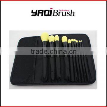 Wholesale eye beauty 10 pcs makeup brushes set