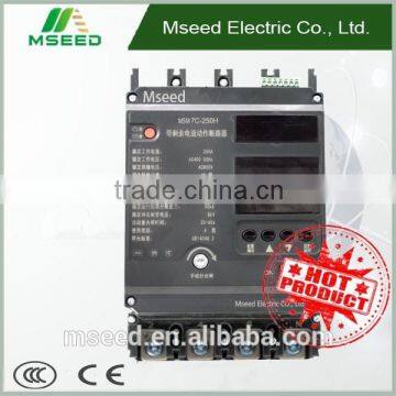 Molded Case ^MSM7C 250H Electric Automatic Leakage Rest %Over-voltage Protection Residual Current Operated Circuit Breaker RCBO