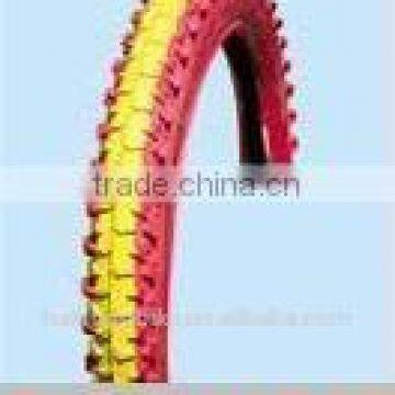 2012 Hot Selling Colored Red And Yellow MTB Bike Tire