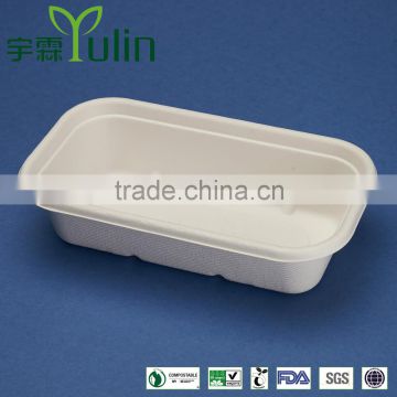 BX-09 050 disposable 100% biodegradable sugarcane food container                        
                                                Quality Choice