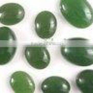 9x6mm small size green jade cabochon