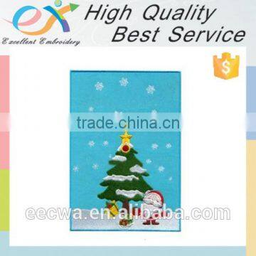 customize embroidered greeting card for Christmas