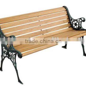 PB-082 Straight Back Cast Iron Park Bench