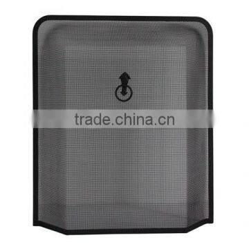 Single Panel Steel Screen, with Black finish