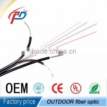1 2 4 Cores FTTH Outdoor FRP LSZH Sheath Self-supporting Finished Drop Cable