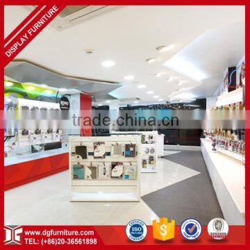 High end custom retail mobile phone shop interior design