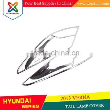 VERNA 10-13 CHROME TAIL LAMP COVER CAR ACCESSORIES