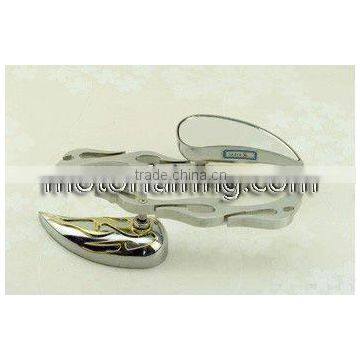 motor view mirror motorcycle mirror turn led signal mirror for Honda/kawasaki/suzuki motor side mirror integrated mirror