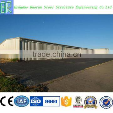 Low Cost Prefabricated Steel Structure Aircraft Hangar