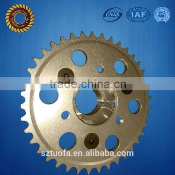 CNC machined custom metal helical gear