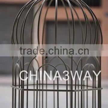 Decorative wire mesh bird cage