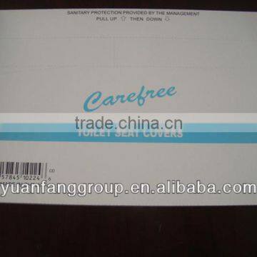 paper toilet seat cover/disposable toilet seat cover/disposable paper toilet seat cover