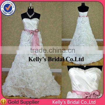 KB13054 Strapless Wedding Dress with taffeta