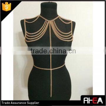 Wholesale Tassel Gold Body Chain Jewelry