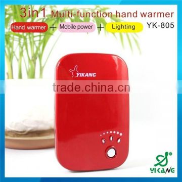 Hot New Products Lithium-ion battery USB rechargeable hand warmer for 2015