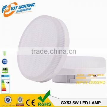 High quality 3W 5W GX53 led cabinet light factory price