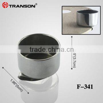 Transon341 Single Medium Size Stainless Steel Metal Painting Palette Cups/Dipper for Artist's Painting