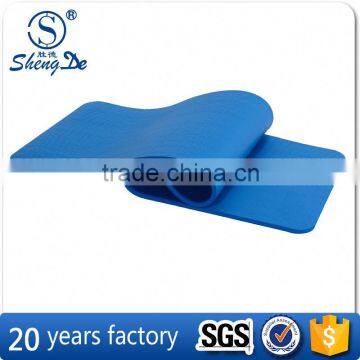 Wholesale Eco Anti Slip 15mm Thickness NBR Yoga Mat Manufacturer