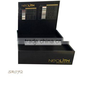 counter wooden display box for marble granite quartz tiles stone samples PB072