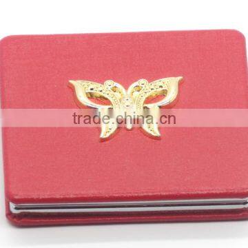 High Quality Metal Cosmetic Mirror With Ceramic Pocket Mirror photo-2