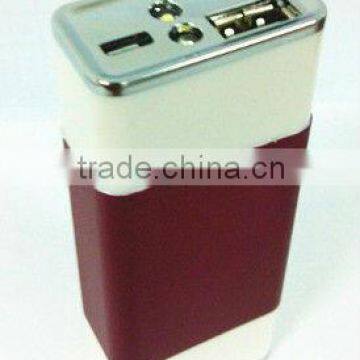 Portable power bank USB Mobile phone charger wholesales price 4400mah LI-ion battery