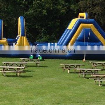 Gaint Inflatable kids game water obstacle course,cheap obstacle course equipment for sale