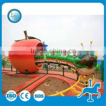 Kids apple train ride!!! Amusement park kids train ride electric mini train for sale