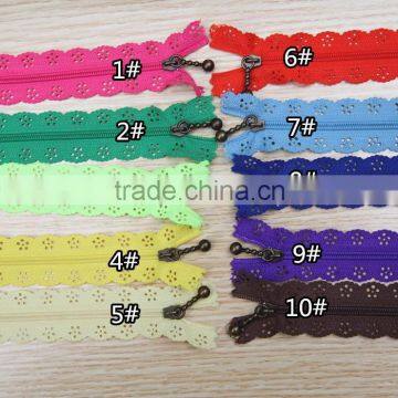 Invisible Zipper Length Material for Sewing Garment High Intensity Dress Pillow and Cushion Zipper Mixed Colorful