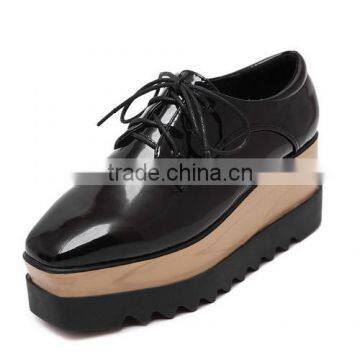 2016 Factory Wholesale Fashion Girls Wedge Flat Shoes PH4056