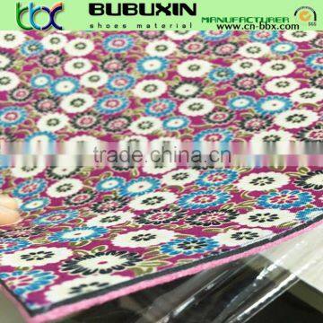 Nowoven fiber insole board with eva laminated with polyester fabric