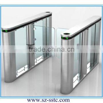 Manufacturer Acrylic Glass Building Entrance Swing Turnstile