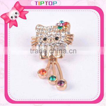 hello kitty pins with rhinestones